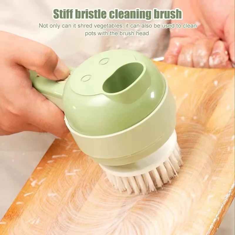 Electric Vegetable Cutter Set - 4 in 1 Portable, Rechargeable, Wireless Food Processor & Chopper Machine for Celery & Meat Onion